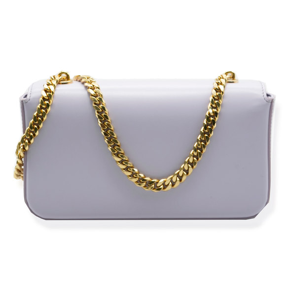 Celine Light Lavender Shiny Calfskin Triomphe Chain Bag - Picture 2 of 7